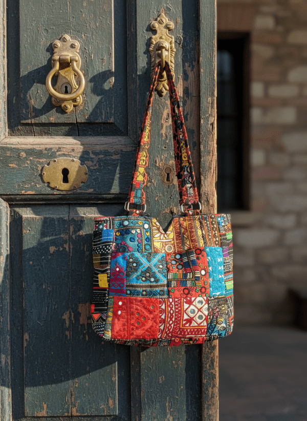 Sindh Artisan Patch Hand-Carry Bag